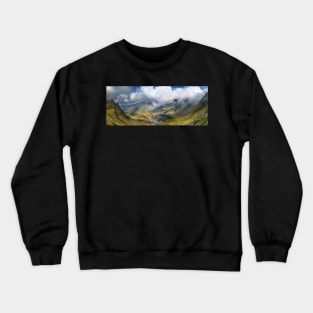 Balea Lac from Fagaras mountains Crewneck Sweatshirt